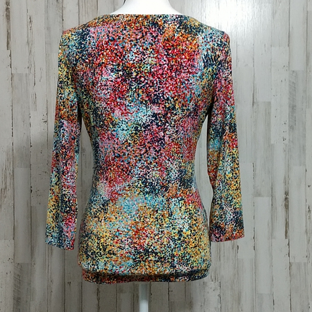 Bcbgmaxazria Multi Colored Blouse - image 2